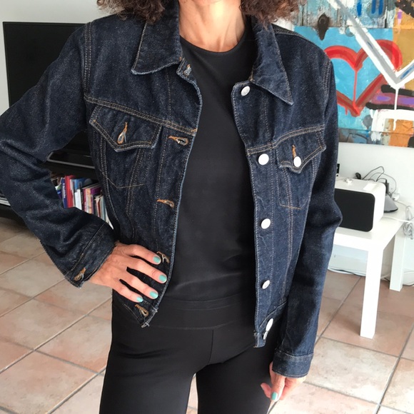 Made in Italy, Dark Jean Jacket - Picture 2 of 5